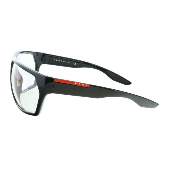 Prada 0PS 08US 1AB09H Active Black Wrap Sunglasses - Picture 3 of 5